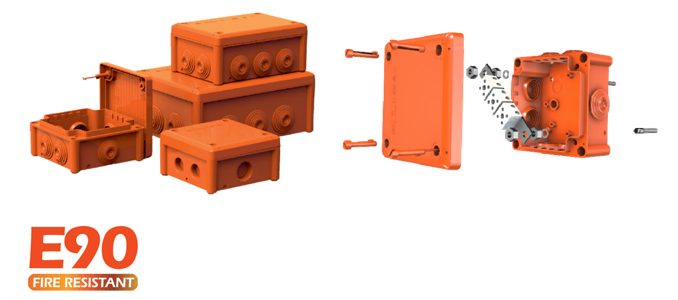 JSL: caixas BoxLine E90 – ligadores para caixas E90 de elevada capacidade de conexão