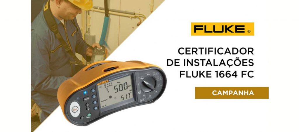 Certificador de instalações Fluke 1664 FC
