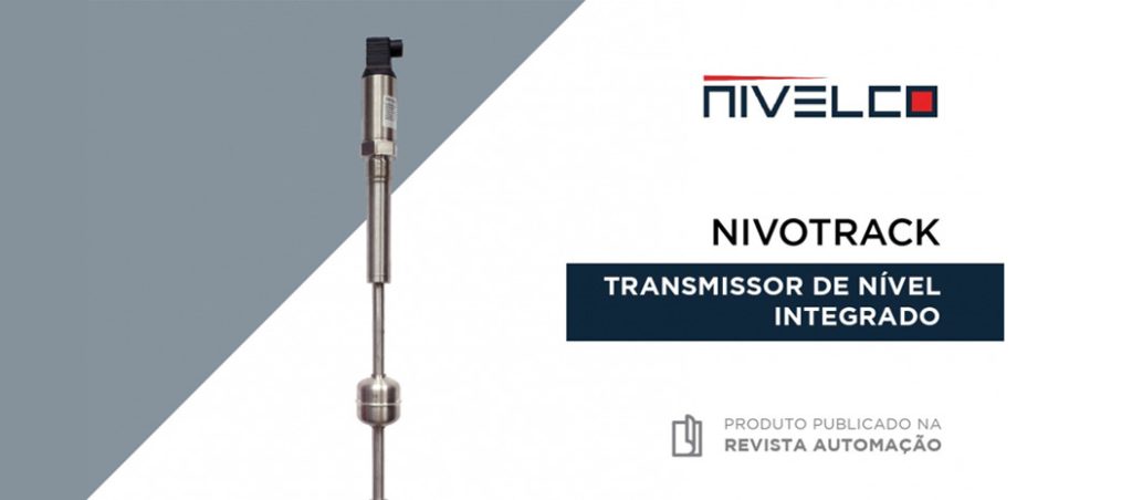 Nivotrack: transmissor de nível integrado da NIVELCO