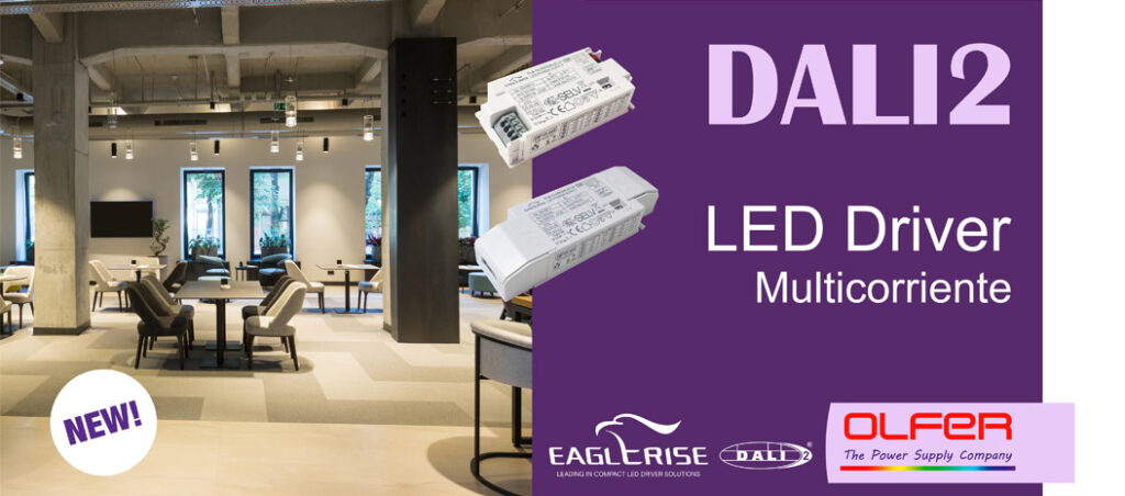 Driver LED multicorrente regulável (DALI2 ou botão de pressão): FLS DALI2 LD / LD1 Series