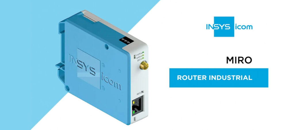 router compacto MIRO da INSYS