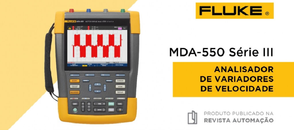 Analisador Variadores de Velocidade Fluke-MDA-550 Série III na Bresimar