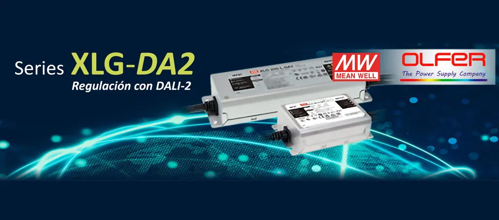 Série XLG-DA2: controlador LED com regulação DALI-2